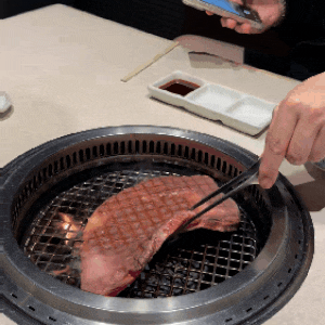 후쿠오카 야끼니꾸 무한리필 니쿠젠 프리미엄 찐후기 (우설, 상갈비, 상로스)
