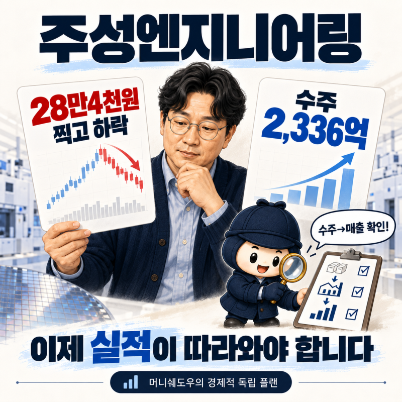 주성엔지니어링 급등 뒤 조정, 수주 2,336억과 실적은 따라올까?