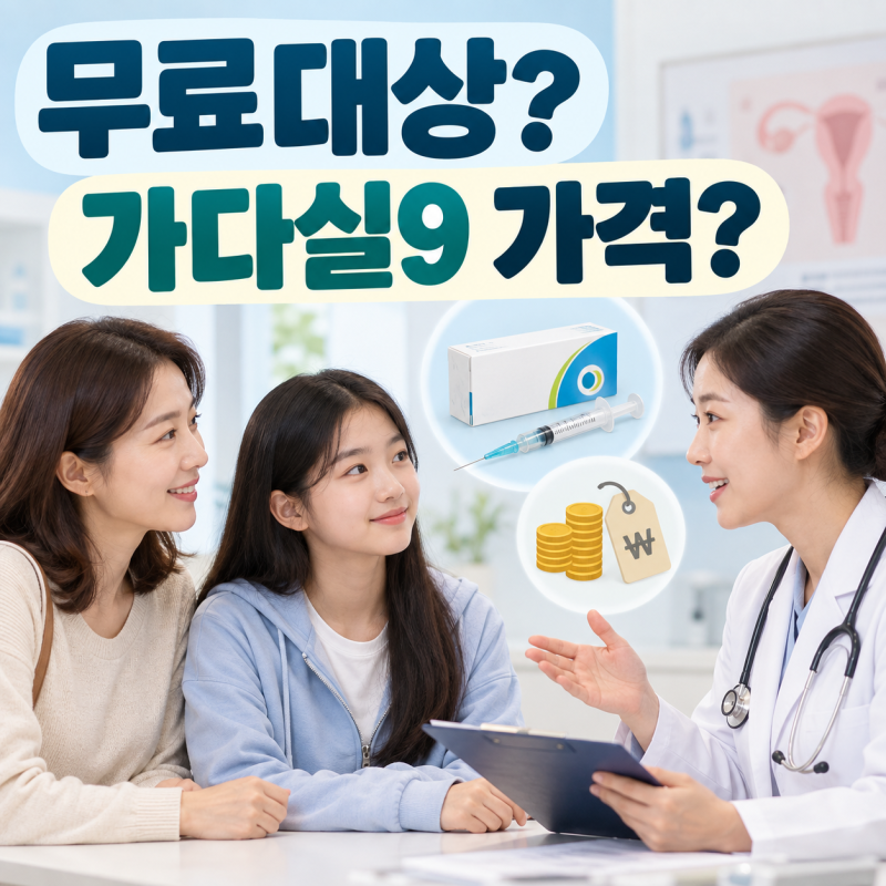 HPV 무료접종 대상은 누구? 2026 가다실9 가격은 왜 병원마다 다를까