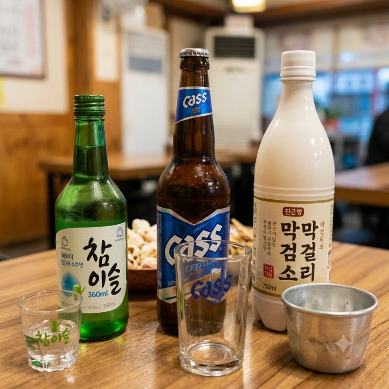 소주 맥주 막걸리 한 병씩 마시면 알코올 섭취량 얼마나 될까?