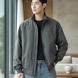 워크웨어 남성 항공점퍼 간절기 가을 봄 블루종 야구 점퍼 바람막이 아우터 집업 자켓
