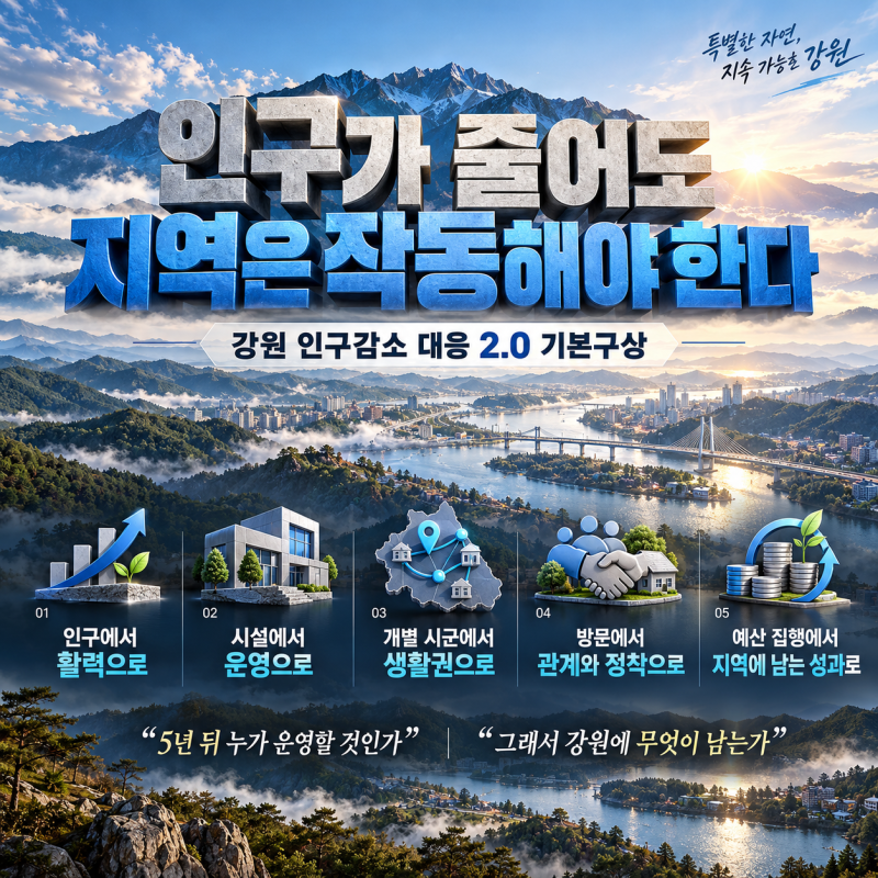 강원 인구감소 대응 2.0 기본구상