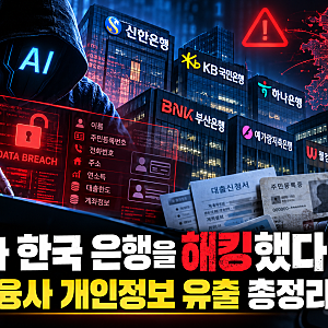 AI가 한국 은행을 해킹했다? 금융사 7곳 개인정보 유출 총정리