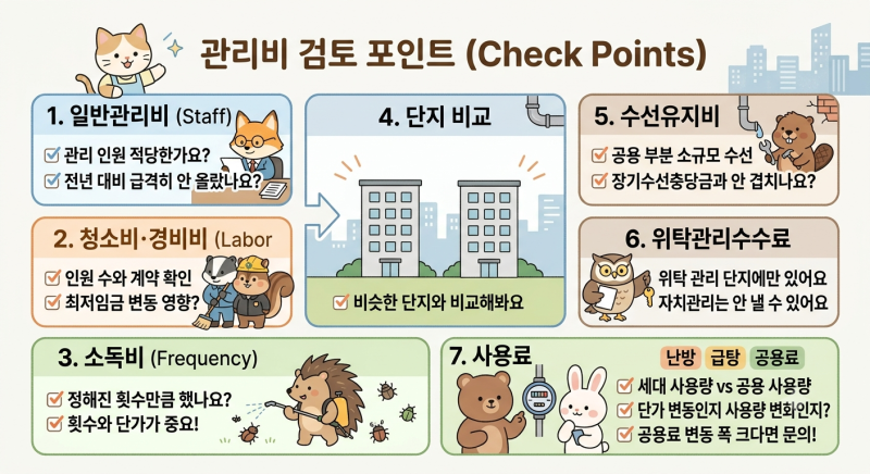 아파트 관리비 내역서 항목별 검토법, 장기수선충당금 적립금 확인까지