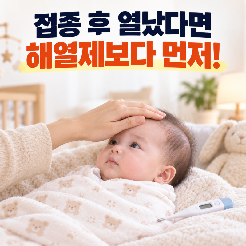 2개월 접종열, 38도면 응급실? 해열제보다 먼저 확인할 것
