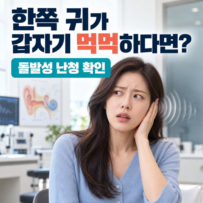 한쪽 귀 '삐-' 소리, 단순 이명 vs 돌발성 난청 핵심 구분법