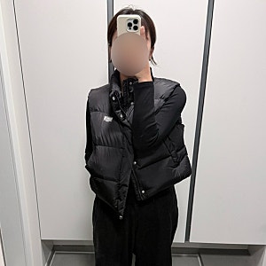 인천 송도 현대아울렛 ‘마리떼 프랑소와 저버’ 패딩 베스트 추천 크롭패딩조끼 덕다운