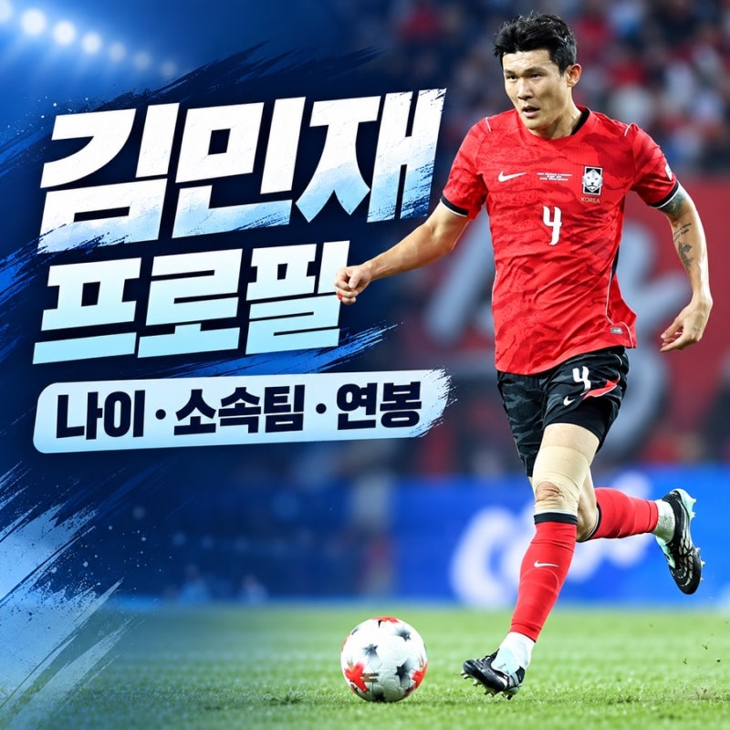 김민재 프로필 나이 소속팀 포지션 연봉 1,200만 유로
