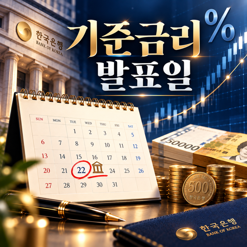 2026 기준금리 발표일, 다음은 10월 22일…대출·예금은 어떻게 달라질까