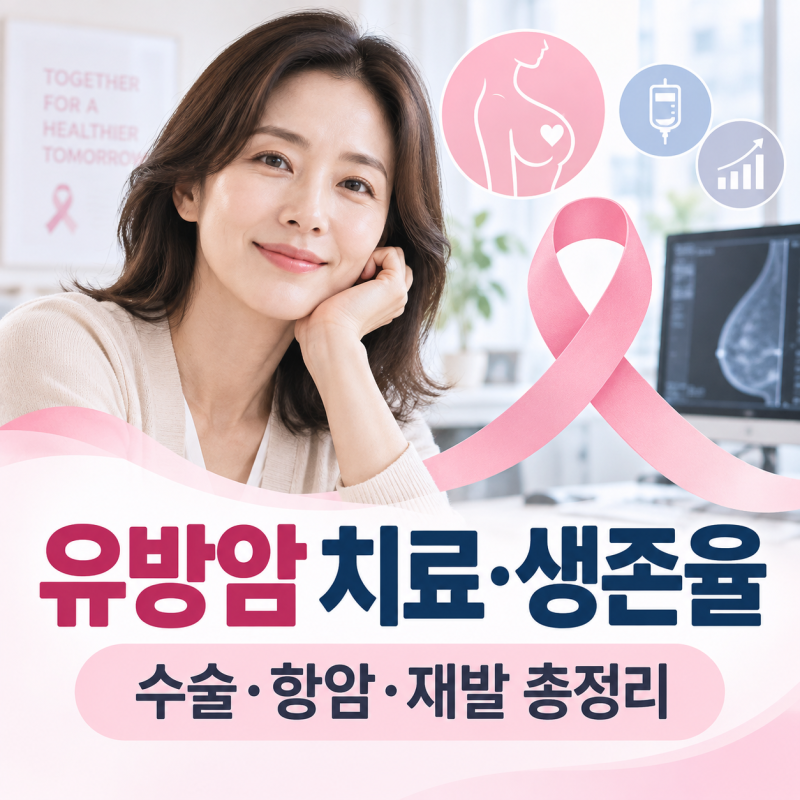 유방암 생존율 94.8%라고? 수술·항암·방사선·재발까지 치료 총정리