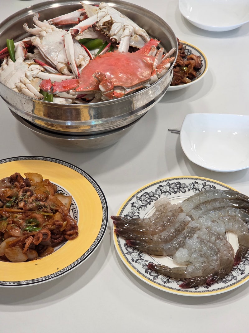 수원 농수산물시장 대명수산 새우 포장 생새우