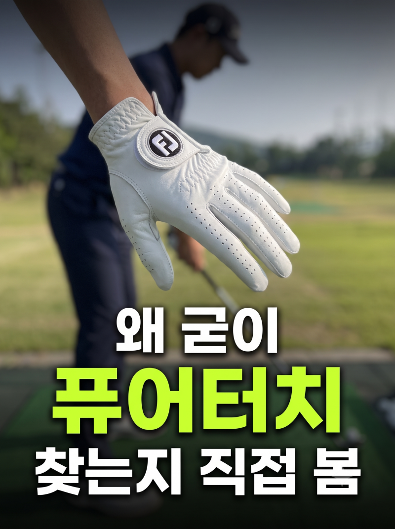 풋조이 퓨어터치 골프장갑 옵션 비교, 합피 장갑과 고민될 때 확인할 기준
