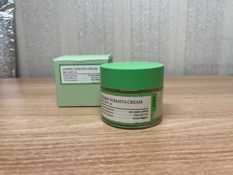 풀리 그린토마토 크림 사용 후기, 모공 크림 효과와 건성 피부 보습력 어땠을까?