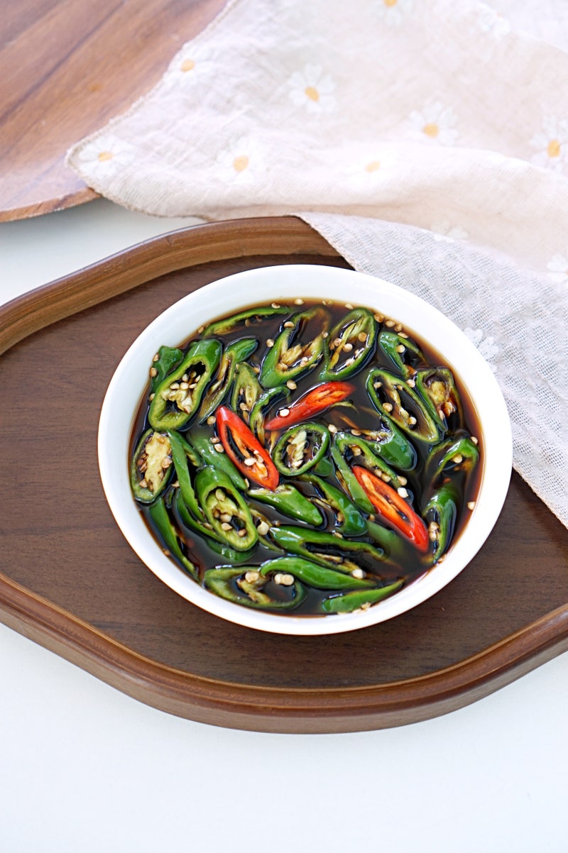 청양 고추채 장아찌 레시피 간장고추장아찌 레시피 식비절약반찬
