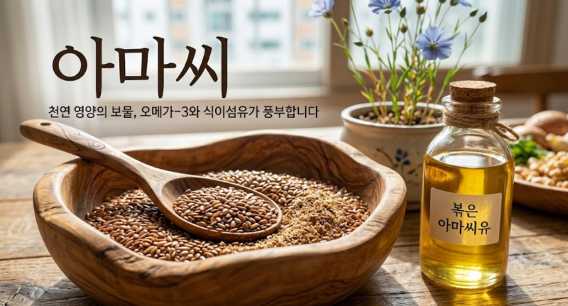 유방암세포 억제를 위한 아마씨 섭취와 리그난 성분의 호르몬 조절 습관