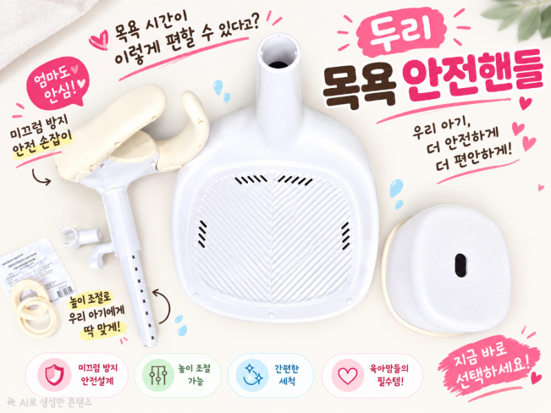 내돈내산 두리 목욕 안전 핸들