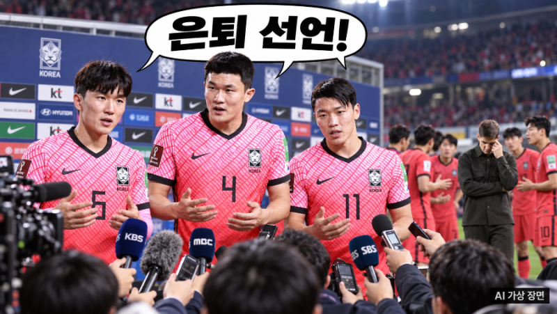 [대표팀 칼럼] ‘96즈’의 반복된 은퇴 의사, 새 대표팀을 흔드는 무책임