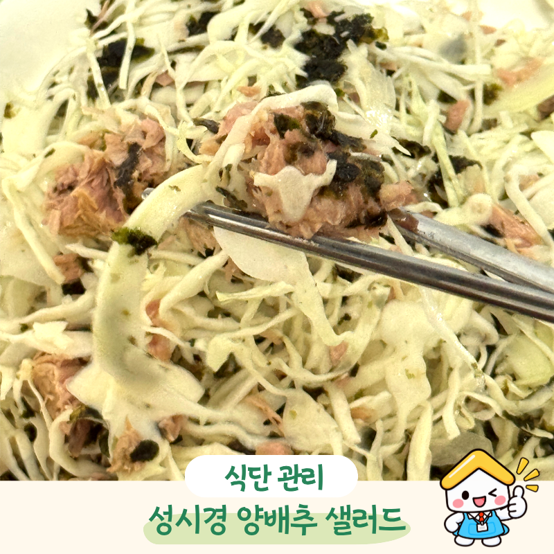 매일 먹을 수 있겠는데? 성시경 양배추 참치 샐러드 초간단 레시피