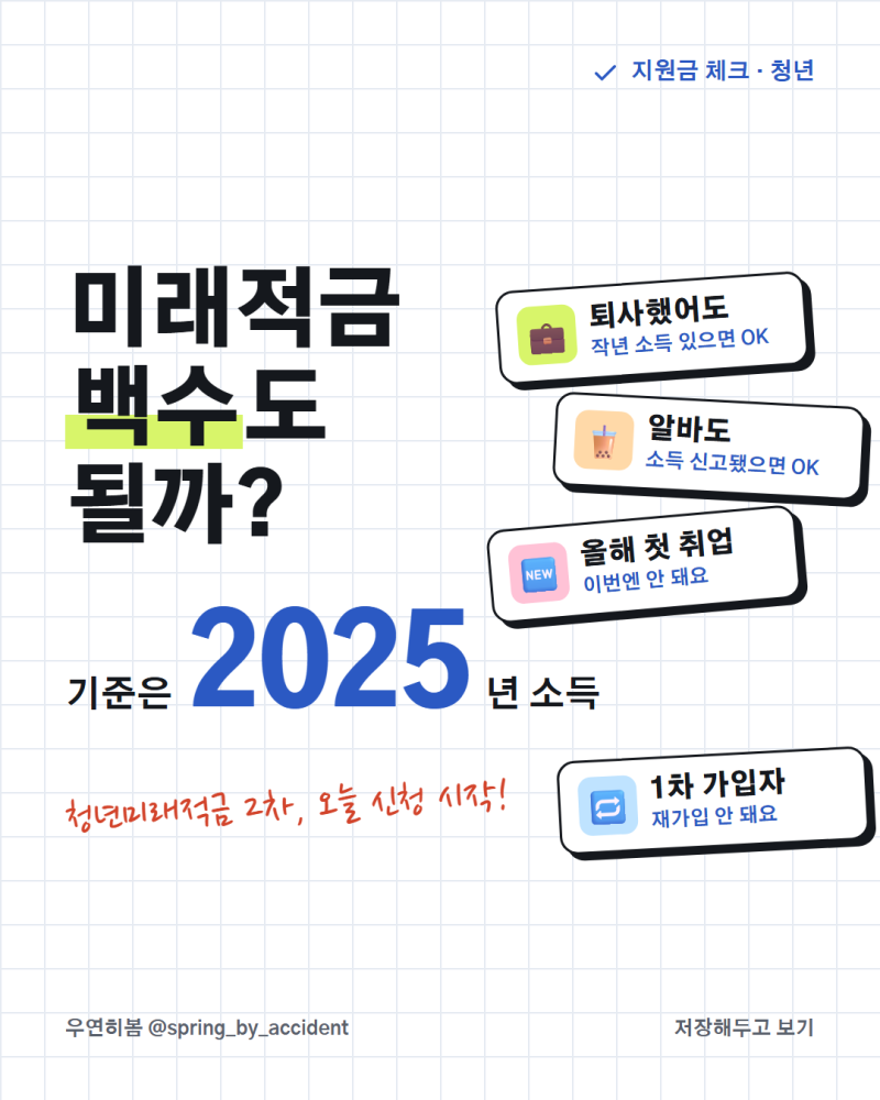 청년미래적금 2차 무직·알바·퇴사도 가입될까? 헷갈리는 5가지와 퇴사 후 해지하면 얼마 잃....
