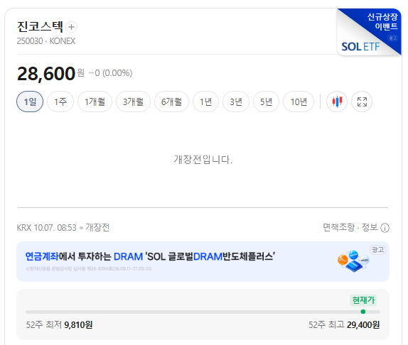 진코스텍 투자 고민이라면