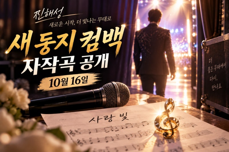 진해성, 티엠이그룹 새 둥지 의미와 10월 16일 컴백