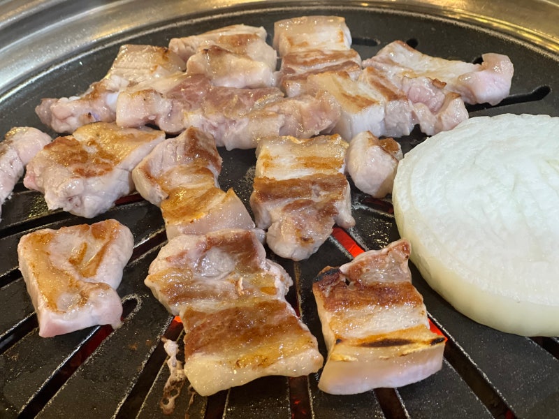 청송 소노벨 맛집 주왕산가든, 문경약돌돼지고기 패밀리세트 후기(+된장찌개 리필)