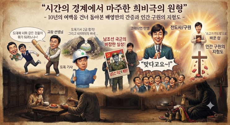 시간의 경계에서 마주한 희비극(悲喜劇)의 원형(原型) - 10년의 여백....