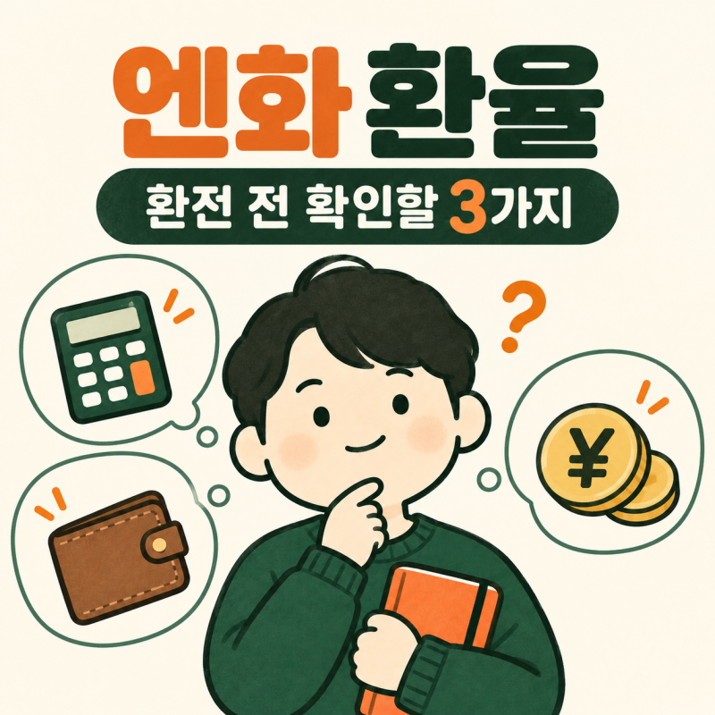 엔화 환율, 환전 비용 핵심 정리