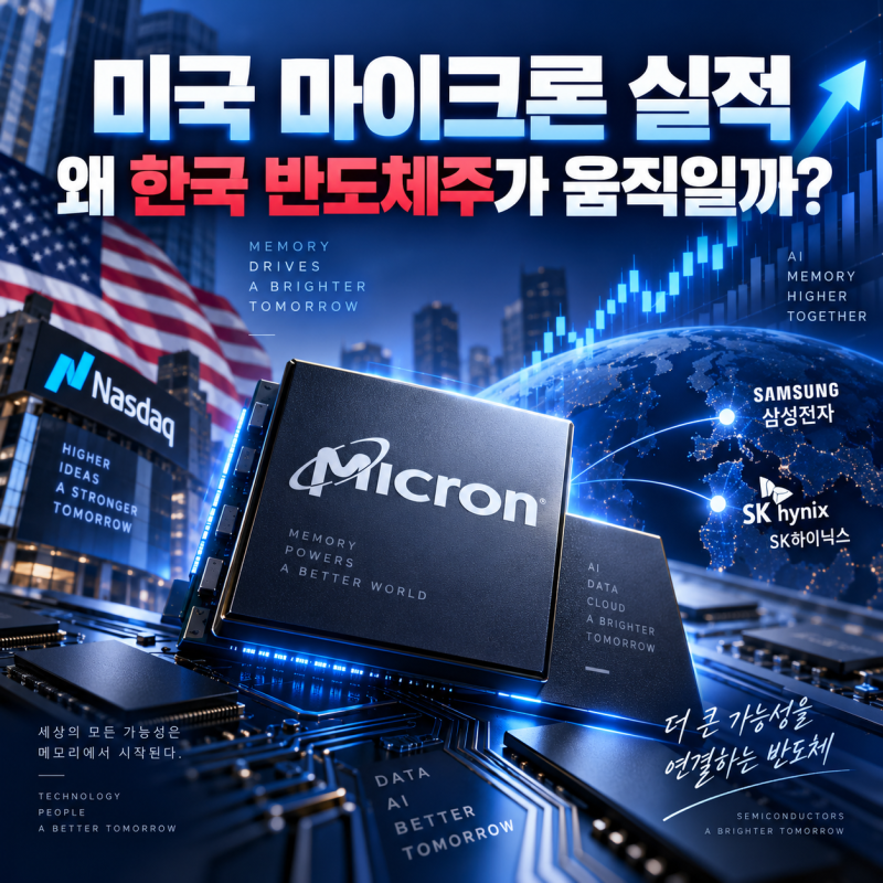 미국 마이크론 실적에 삼성전자· SK하이닉스가 움직이는 이유는?