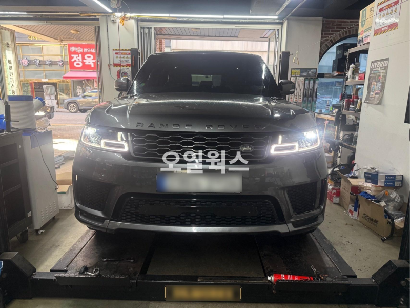 [오일웍스] 레인지로버 스포츠 3.0 SCV6 4x4 — 엔진오일·오일필터 교체 및 기본 점검