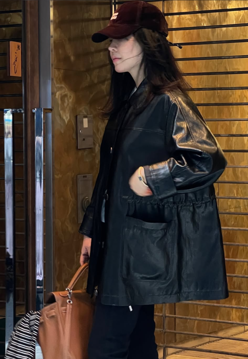여성 가죽자켓 코디 송혜교 차정원 가죽 기은세 썸제이 자켓 가격 브랜드 정리
