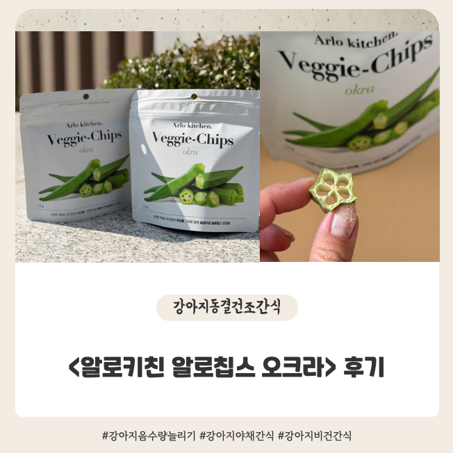 강아지동결건조간식 찾다가 발견한 야채간식, 밥 토핑으로도 잘 먹어요 <알로키친 알로칩스 ....