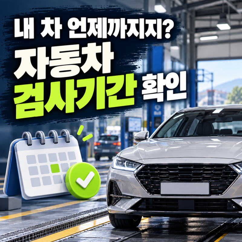 "자동차 검사기간 어디서 확인하지?" 내 차는 언제까지