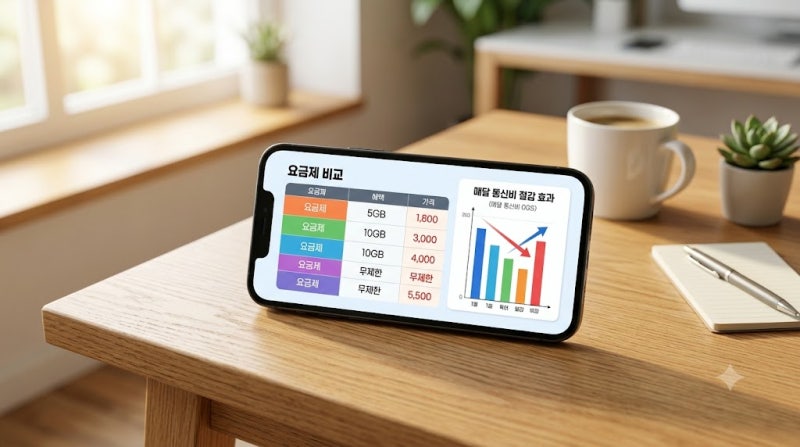 알뜰폰 요금제 비교 후기 통신비 반값 줄이는 선택 기준 4가지