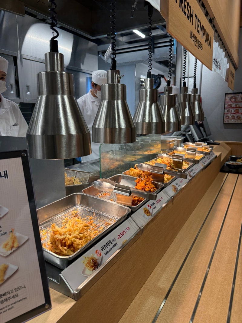 동탄 롯데백화점 마루가메우동 후기 자가제면 우동부터 튀김까지