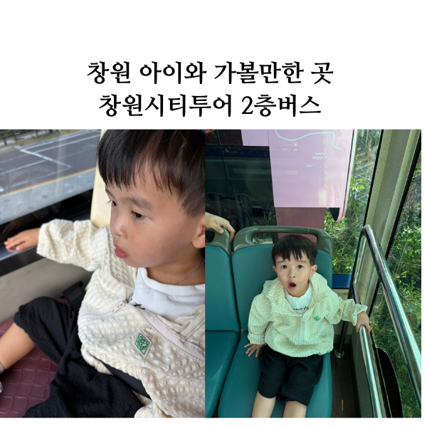 창원 아이와 가볼만한 곳 창원시티투어 2층버스