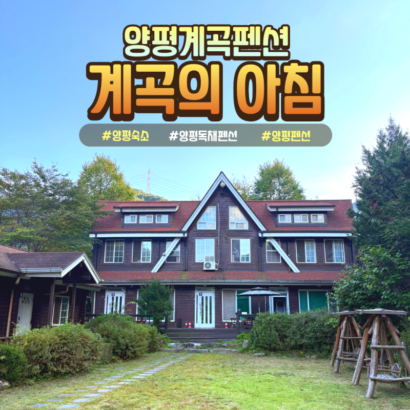 양평펜션 계곡의 아침 애견동반 독채펜션 후기