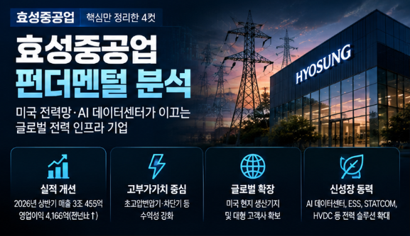 효성중공업 주가 분석 및 주식 전망, 효성중공업 전망, 효성중공업 가치분석