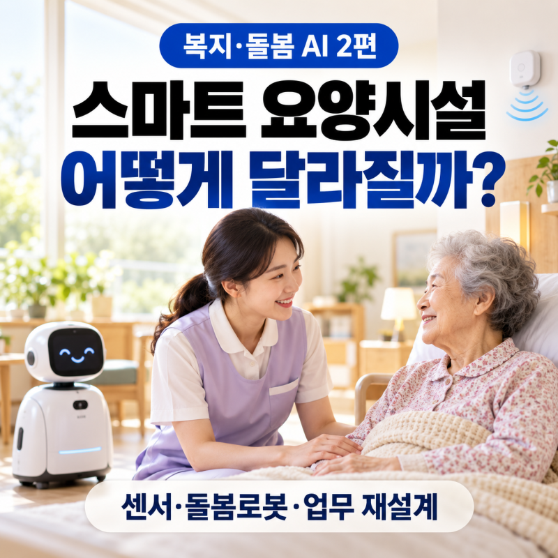 스마트기저귀·낙상센서·돌봄로봇, 요양시설은 어떻게 달라질까