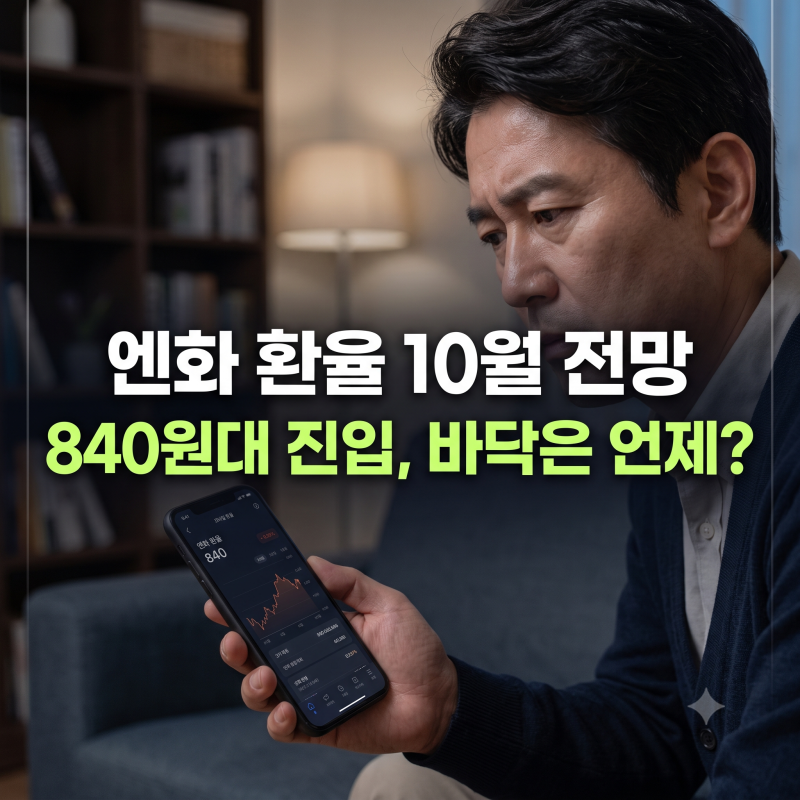 엔화 환율 전망 10월 추이와 실시간 최저점 예상 시기 분석