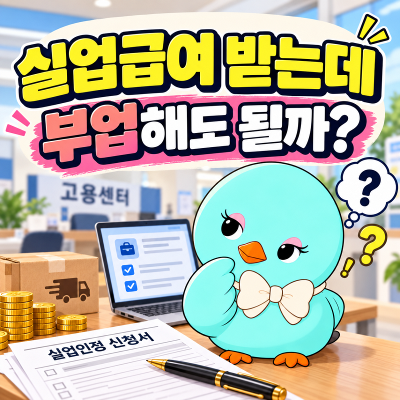 실업급여 받으면서 알바했다가 문제가 되는 경우