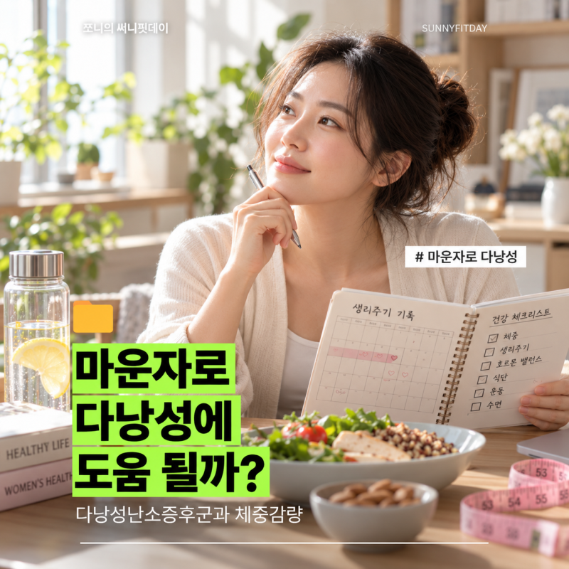 마운자로 다낭성에 도움 될까? 다낭성난소증후군과 체중감량의 관계