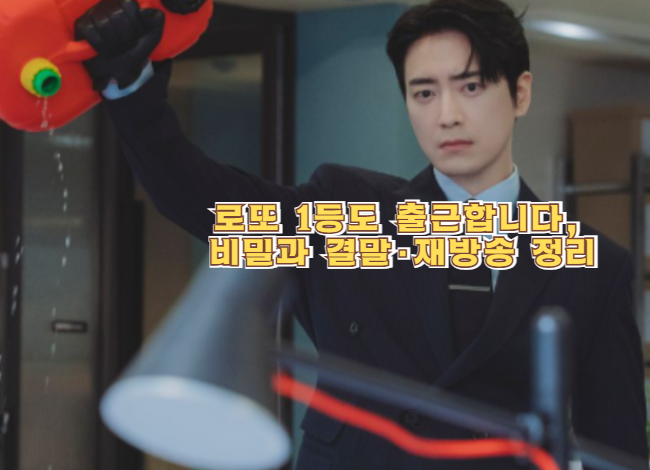 로또 1등도 출근합니다, 완주율 81%의 비밀과 결말·재방송 정리
