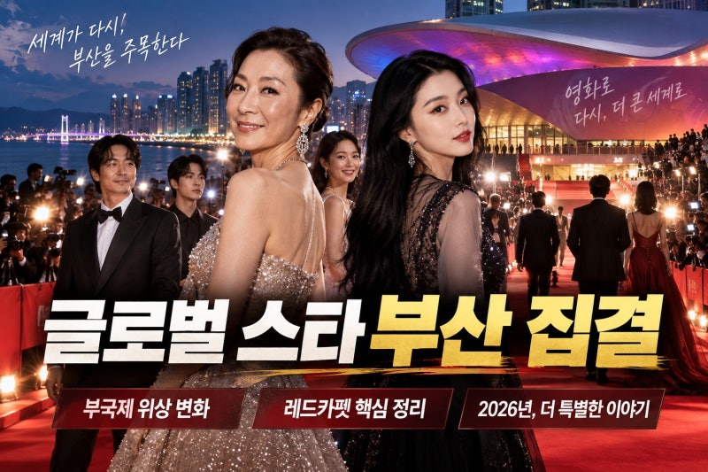 BIFF 양자경 판빙빙 총출동, 개막 라인업과 의미는?