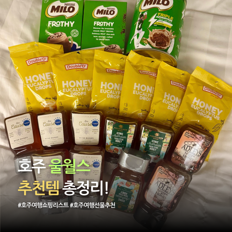 호주 시드니 울월스 쇼핑리스트 선물로 사오기 좋은 기념품
