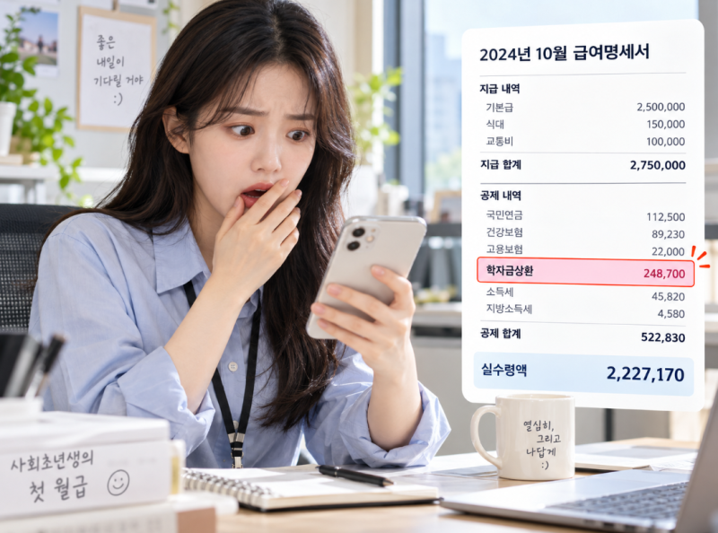 취업 후 학자금대출 원천공제, 월급에서 왜 자동으로 빠지는지 총정리해봤어요