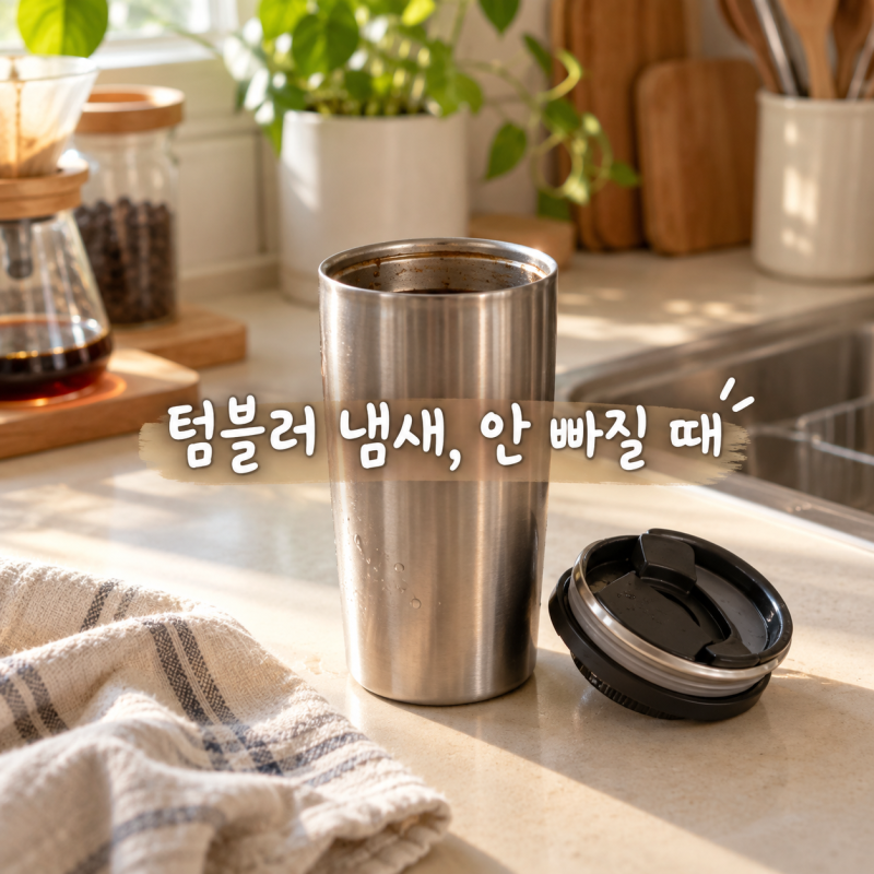텀블러 냄새 제거하는 방법, 커피 냄새가 안 빠질 때 이렇게 씻어보세요