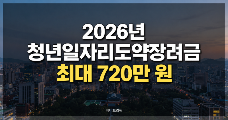 최대 720만원! 청년일자리도약장려금, 누가 받을 수 있나?