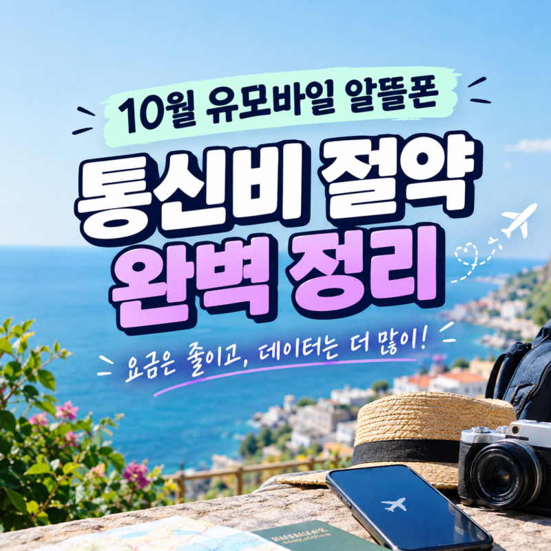 10월 알뜰폰 요금제 비교, 통신사 33,000원 vs U+유모바일 15,900원 이용 후기