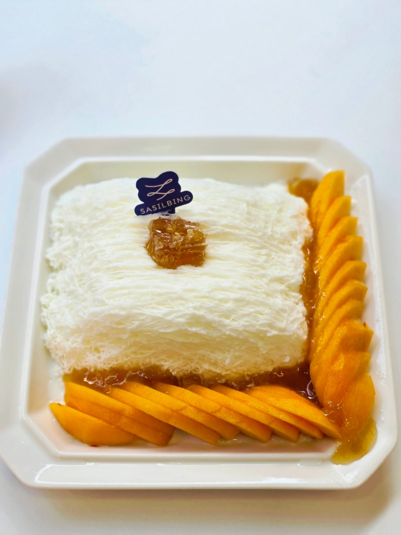 광안리빙수 맛집｜사실빙 광안점 생과일 복숭아 실타래빙수 후기